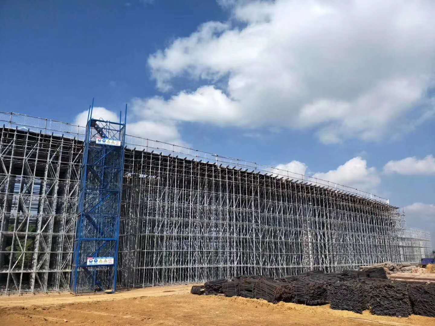 盤扣腳手架搭建周期短，經(jīng)濟效益好！